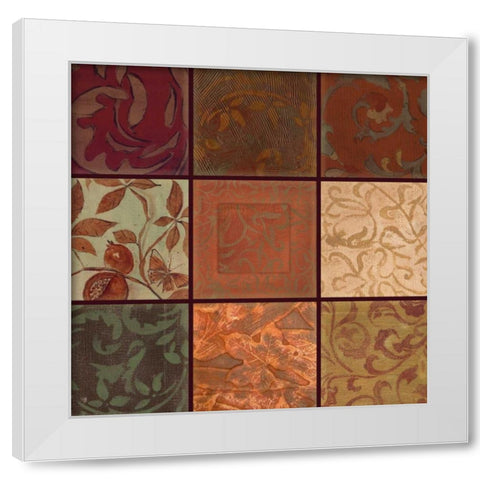 . White Modern Wood Framed Art Print by Haynes, Smith