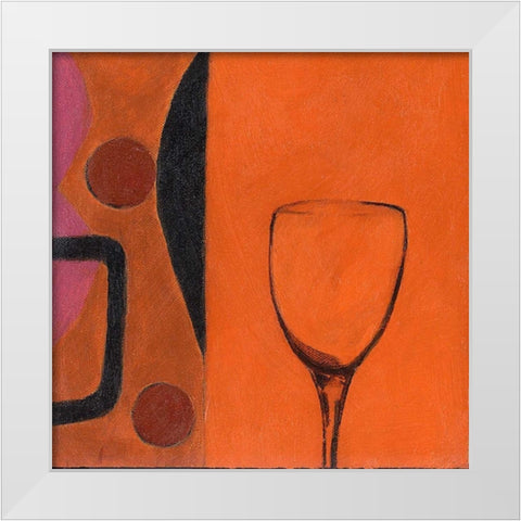 . White Modern Wood Framed Art Print by Haynes, Smith