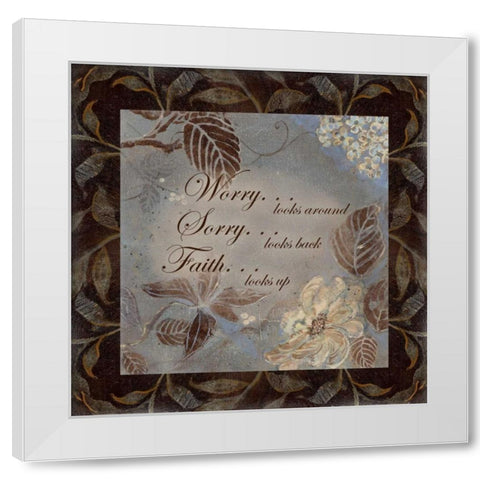 . White Modern Wood Framed Art Print by Haynes, Smith