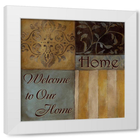 . White Modern Wood Framed Art Print by Haynes, Smith