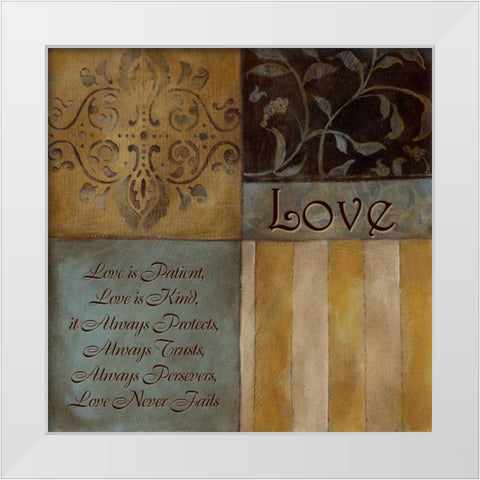 . White Modern Wood Framed Art Print by Haynes, Smith