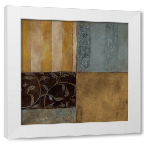 . White Modern Wood Framed Art Print by Haynes, Smith