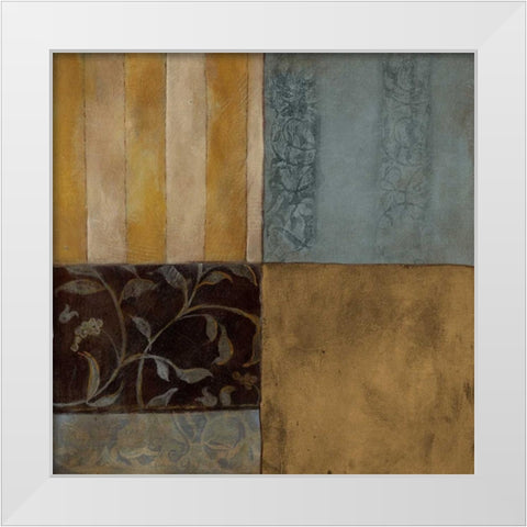 . White Modern Wood Framed Art Print by Haynes, Smith