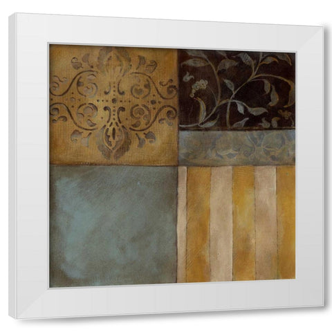 . White Modern Wood Framed Art Print by Haynes, Smith