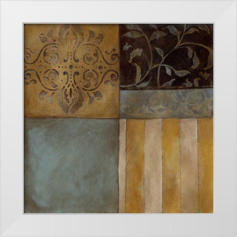 . White Modern Wood Framed Art Print by Haynes, Smith