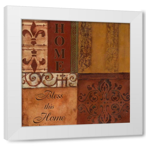 . White Modern Wood Framed Art Print by Haynes, Smith