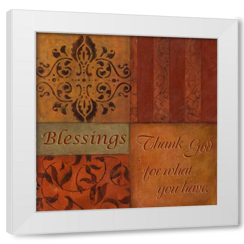 . White Modern Wood Framed Art Print by Haynes, Smith