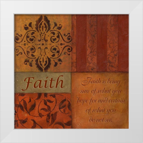 . White Modern Wood Framed Art Print by Haynes, Smith