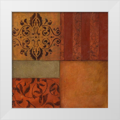 . White Modern Wood Framed Art Print by Haynes, Smith