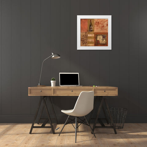 . White Modern Wood Framed Art Print by Haynes, Smith
