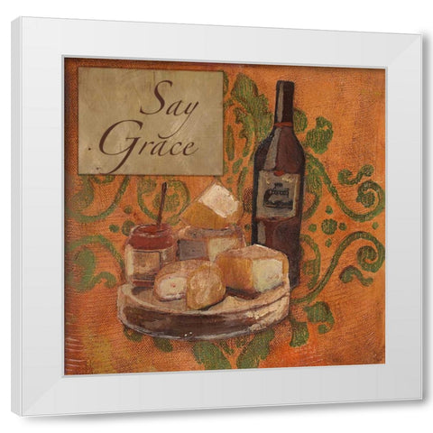 . White Modern Wood Framed Art Print by Haynes, Smith