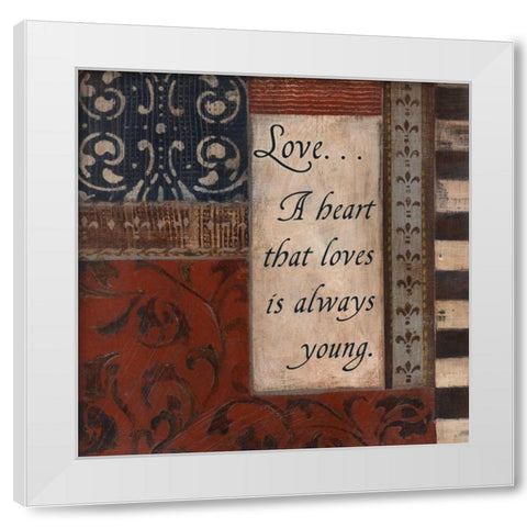 . White Modern Wood Framed Art Print by Haynes, Smith