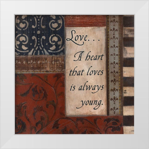 . White Modern Wood Framed Art Print by Haynes, Smith