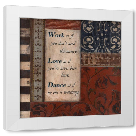 . White Modern Wood Framed Art Print by Haynes, Smith