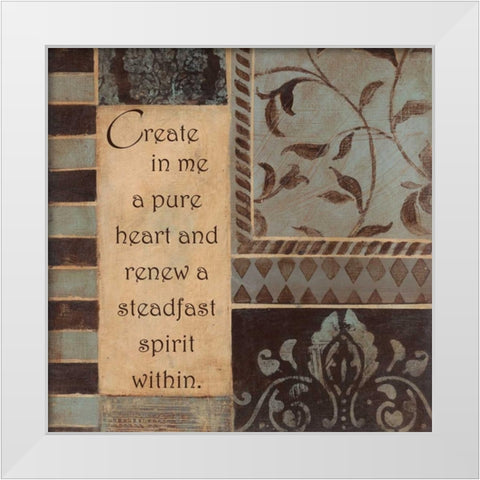 . White Modern Wood Framed Art Print by Haynes, Smith