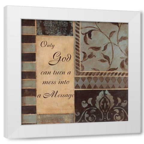 . White Modern Wood Framed Art Print by Haynes, Smith