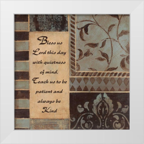. White Modern Wood Framed Art Print by Haynes, Smith