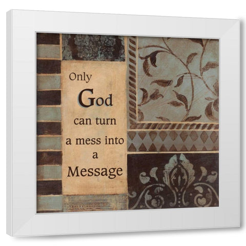 . White Modern Wood Framed Art Print by Haynes, Smith