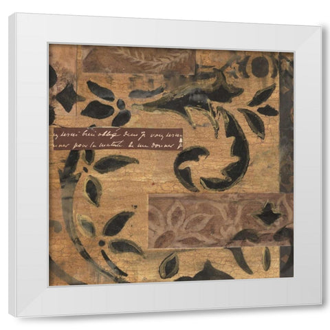 . White Modern Wood Framed Art Print by Haynes, Smith