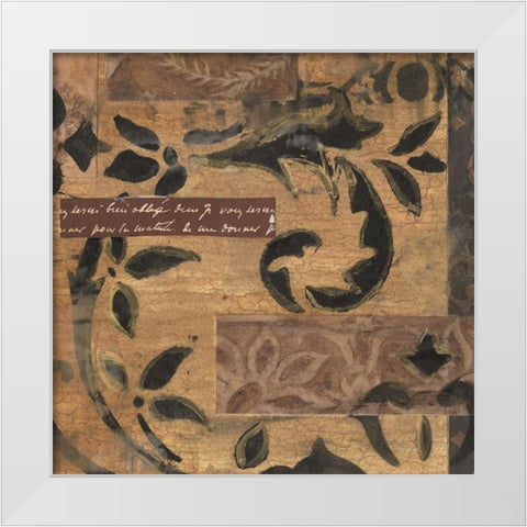 . White Modern Wood Framed Art Print by Haynes, Smith