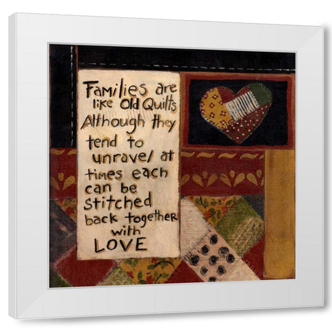 . White Modern Wood Framed Art Print by Haynes, Smith