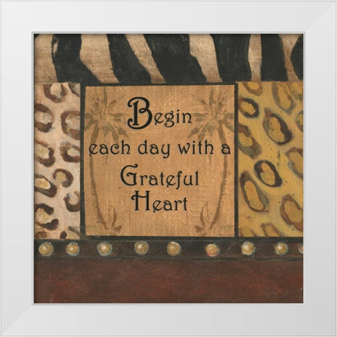 . White Modern Wood Framed Art Print by Haynes, Smith