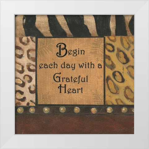 . White Modern Wood Framed Art Print by Haynes, Smith