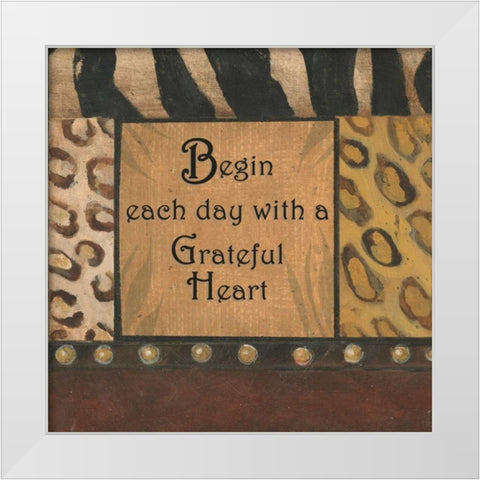 . White Modern Wood Framed Art Print by Haynes, Smith