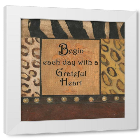 . White Modern Wood Framed Art Print by Haynes, Smith