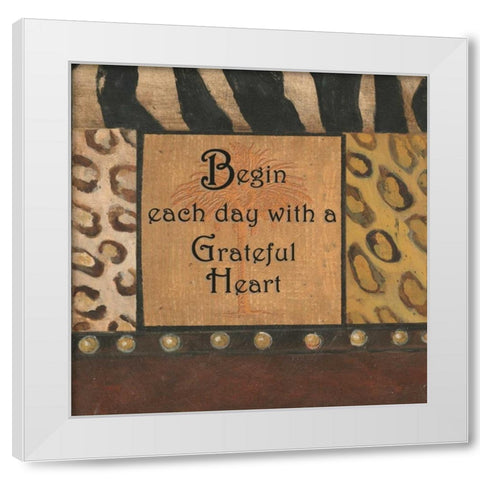 . White Modern Wood Framed Art Print by Haynes, Smith