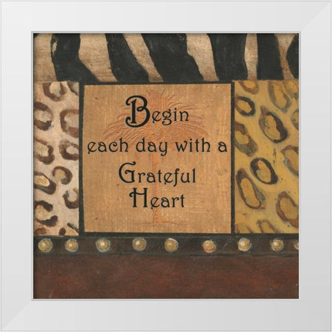 . White Modern Wood Framed Art Print by Haynes, Smith