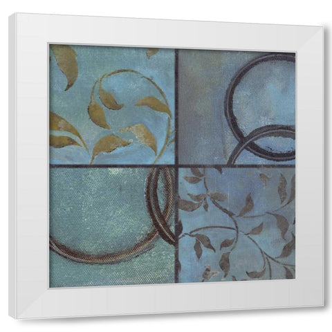 . White Modern Wood Framed Art Print by Haynes, Smith