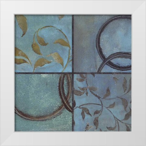 . White Modern Wood Framed Art Print by Haynes, Smith