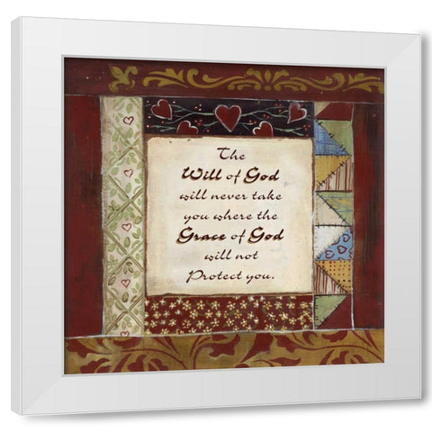 . White Modern Wood Framed Art Print by Haynes, Smith