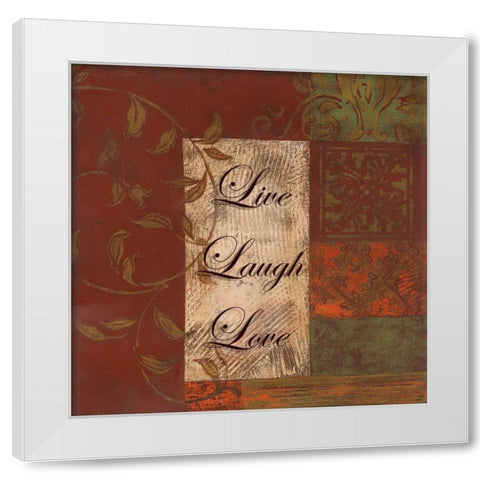 . White Modern Wood Framed Art Print by Haynes, Smith