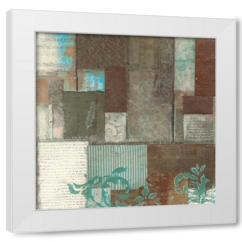 . White Modern Wood Framed Art Print by Haynes, Smith