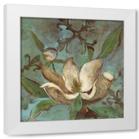 . White Modern Wood Framed Art Print by Haynes, Smith