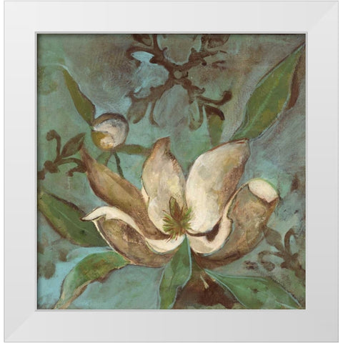 . White Modern Wood Framed Art Print by Haynes, Smith