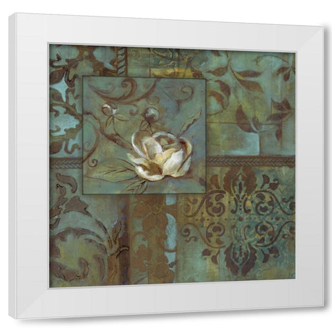 . White Modern Wood Framed Art Print by Haynes, Smith