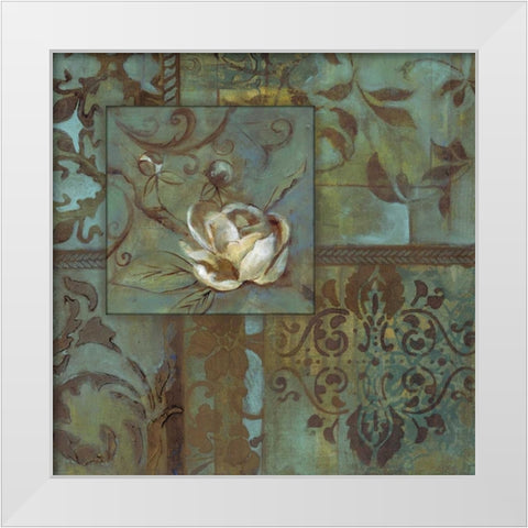 . White Modern Wood Framed Art Print by Haynes, Smith