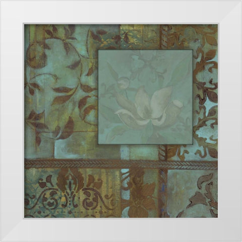 . White Modern Wood Framed Art Print by Haynes, Smith