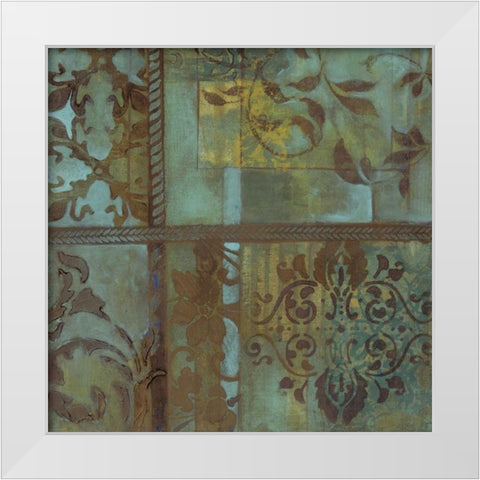 . White Modern Wood Framed Art Print by Haynes, Smith