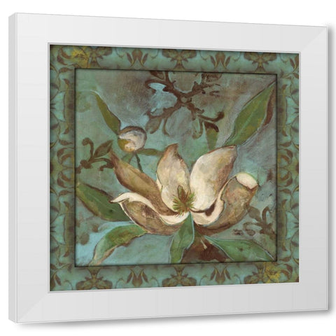 . White Modern Wood Framed Art Print by Haynes, Smith