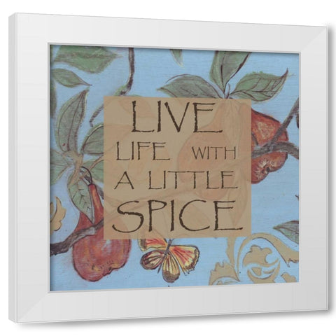 . White Modern Wood Framed Art Print by Haynes, Smith