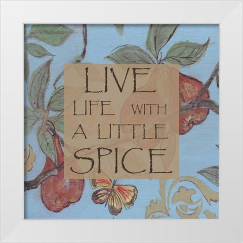 . White Modern Wood Framed Art Print by Haynes, Smith