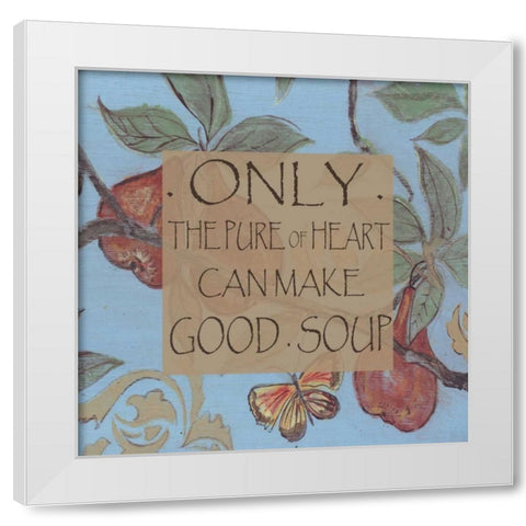 . White Modern Wood Framed Art Print by Haynes, Smith