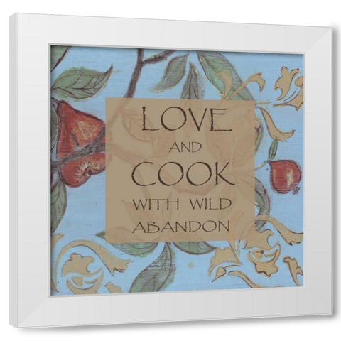. White Modern Wood Framed Art Print by Haynes, Smith