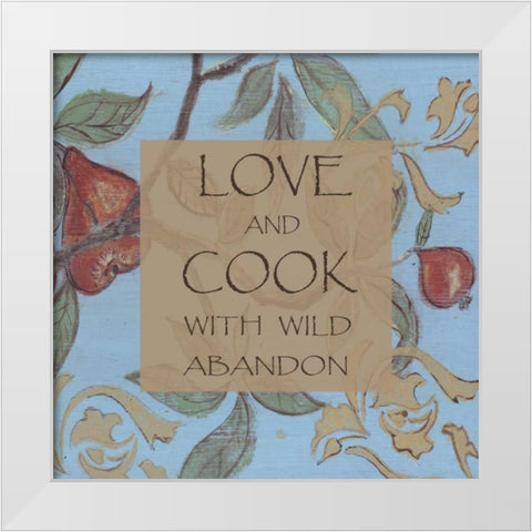 . White Modern Wood Framed Art Print by Haynes, Smith