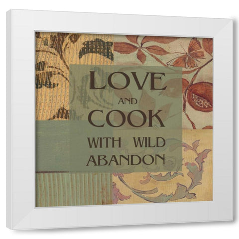 . White Modern Wood Framed Art Print by Haynes, Smith