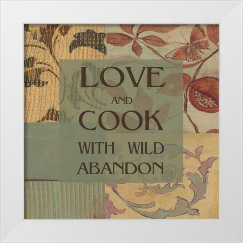 . White Modern Wood Framed Art Print by Haynes, Smith
